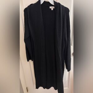 On 34th Black long cardigan size XL